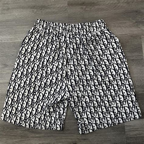 dior black and white shorts|off brand Dior shorts.